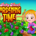 Baby Hazel Gardening Time