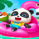 Férias De Verão Do Bebê Panda