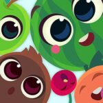 Frutas engraçadas: Mesclar e reunir melancia