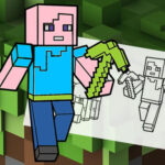 Minecraft Divertido Livro Para Colorir